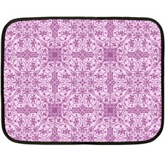 Ornamental Pink Double Sided Fleece Blanket (Mini) 