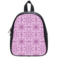 Ornamental Pink School Bag (Small)