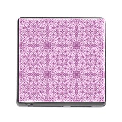 Ornamental Pink Memory Card Reader (Square 5 Slot)