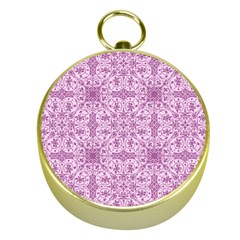 Ornamental Pink Gold Compasses