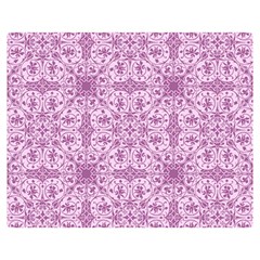 Ornamental Pink Double Sided Flano Blanket (Medium) 