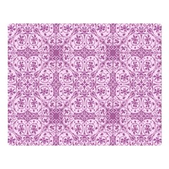 Ornamental Pink Double Sided Flano Blanket (Large) 