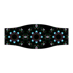 Embroidery Paisley Black Stretchable Headband