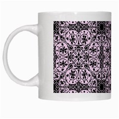 Ornamental Pink Black White Mugs