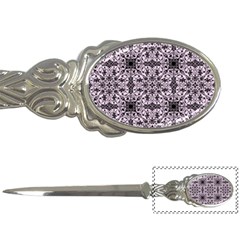 Ornamental Pink Black Letter Opener by snowwhitegirl