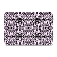 Ornamental Pink Black Plate Mats by snowwhitegirl