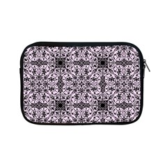 Ornamental Pink Black Apple Ipad Mini Zipper Cases by snowwhitegirl