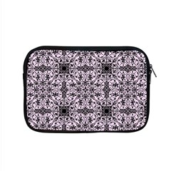 Ornamental Pink Black Apple Macbook Pro 15  Zipper Case by snowwhitegirl