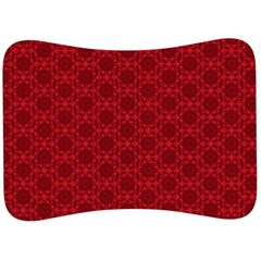 Victorian Paisley Red Velour Seat Head Rest Cushion