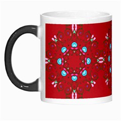 Embroidery Paisley Red Morph Mugs by snowwhitegirl