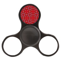 Embroidery Paisley Red Finger Spinner