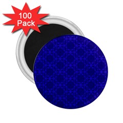 Victorian Paisley Royal Blue Pattern 2 25  Magnets (100 Pack)  by snowwhitegirl