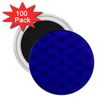 Victorian Paisley Royal Blue Pattern 2.25  Magnets (100 pack)  Front