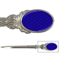 Victorian Paisley Royal Blue Pattern Letter Opener by snowwhitegirl