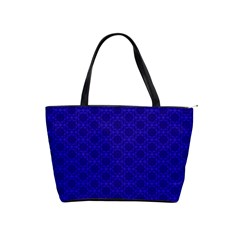 Victorian Paisley Royal Blue Pattern Classic Shoulder Handbag by snowwhitegirl