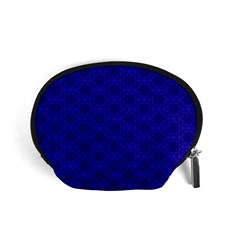 Victorian Paisley Royal Blue Pattern Accessory Pouch (small) by snowwhitegirl