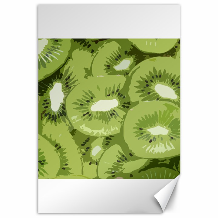 Kiwis Canvas 12  x 18 