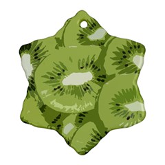 Kiwis Snowflake Ornament (Two Sides)