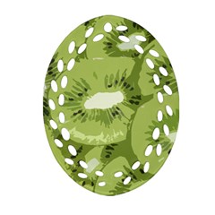 Kiwis Ornament (Oval Filigree)