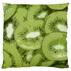 Kiwis Large Flano Cushion Case (One Side)