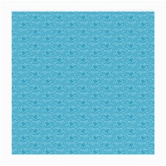 Retro Blue Pattern Medium Glasses Cloth by snowwhitegirl