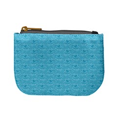 Retro Blue Pattern Mini Coin Purse by snowwhitegirl