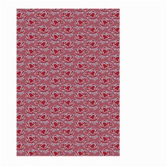 Retro Red Pattern Large Garden Flag (two Sides) by snowwhitegirl