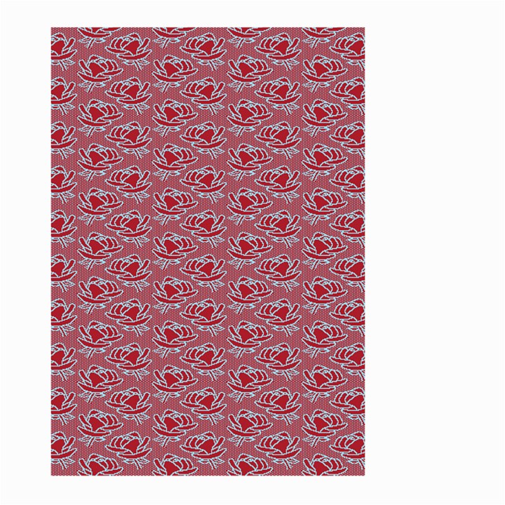 Retro Red Pattern Large Garden Flag (Two Sides)