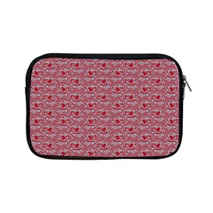 Retro Red Pattern Apple Ipad Mini Zipper Cases by snowwhitegirl