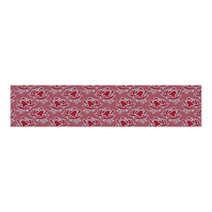 Retro Red Pattern Velvet Scrunchie