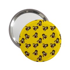 Girl With Popsicle Yello 2.25  Handbag Mirrors