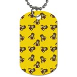 Girl With Popsicle Yello Dog Tag (One Side) Front