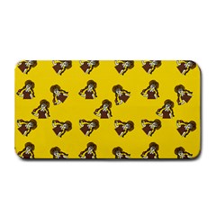 Girl With Popsicle Yello Medium Bar Mats by snowwhitegirl