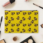 Girl With Popsicle Yello Cosmetic Bag (Large) Back