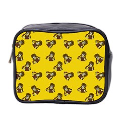 Girl With Popsicle Yello Mini Toiletries Bag (two Sides) by snowwhitegirl