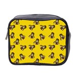 Girl With Popsicle Yello Mini Toiletries Bag (Two Sides) Front