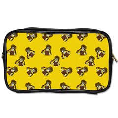 Girl With Popsicle Yello Toiletries Bag (one Side) by snowwhitegirl