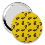 Girl With Popsicle Yello 3  Handbag Mirrors Front