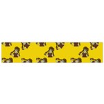 Girl With Popsicle Yello Small Flano Scarf Front