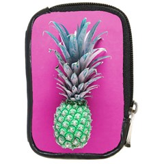 Green Pineapple Compact Camera Leather Case by snowwhitegirl