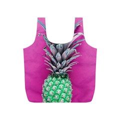 Green Pineapple Full Print Recycle Bag (s) by snowwhitegirl