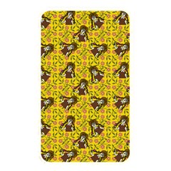 Girl With Popsicle Yellow Floral Memory Card Reader (rectangular) by snowwhitegirl