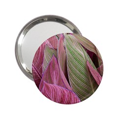 Pink Leaves 2.25  Handbag Mirrors