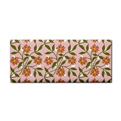 Pink Dot Floral Hand Towel by snowwhitegirl