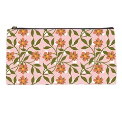 Pink Dot Floral Pencil Cases by snowwhitegirl