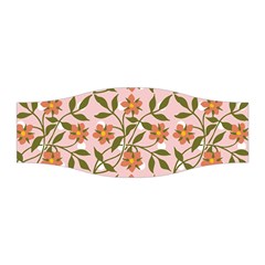 Pink Dot Floral Stretchable Headband by snowwhitegirl