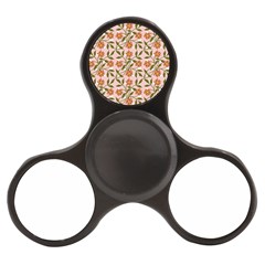 Pink Dot Floral Finger Spinner