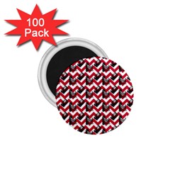 Vintage Camera Chevron 1 75  Magnets (100 Pack) 