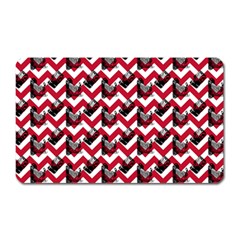 Vintage Camera Chevron Magnet (rectangular) by snowwhitegirl