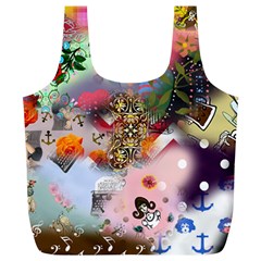 Pattern Patchwork Full Print Recycle Bag (xl) by snowwhitegirl